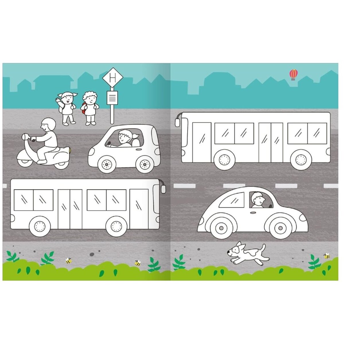 ars Edition Mein großes buntes Malbuch – Fahrzeuge