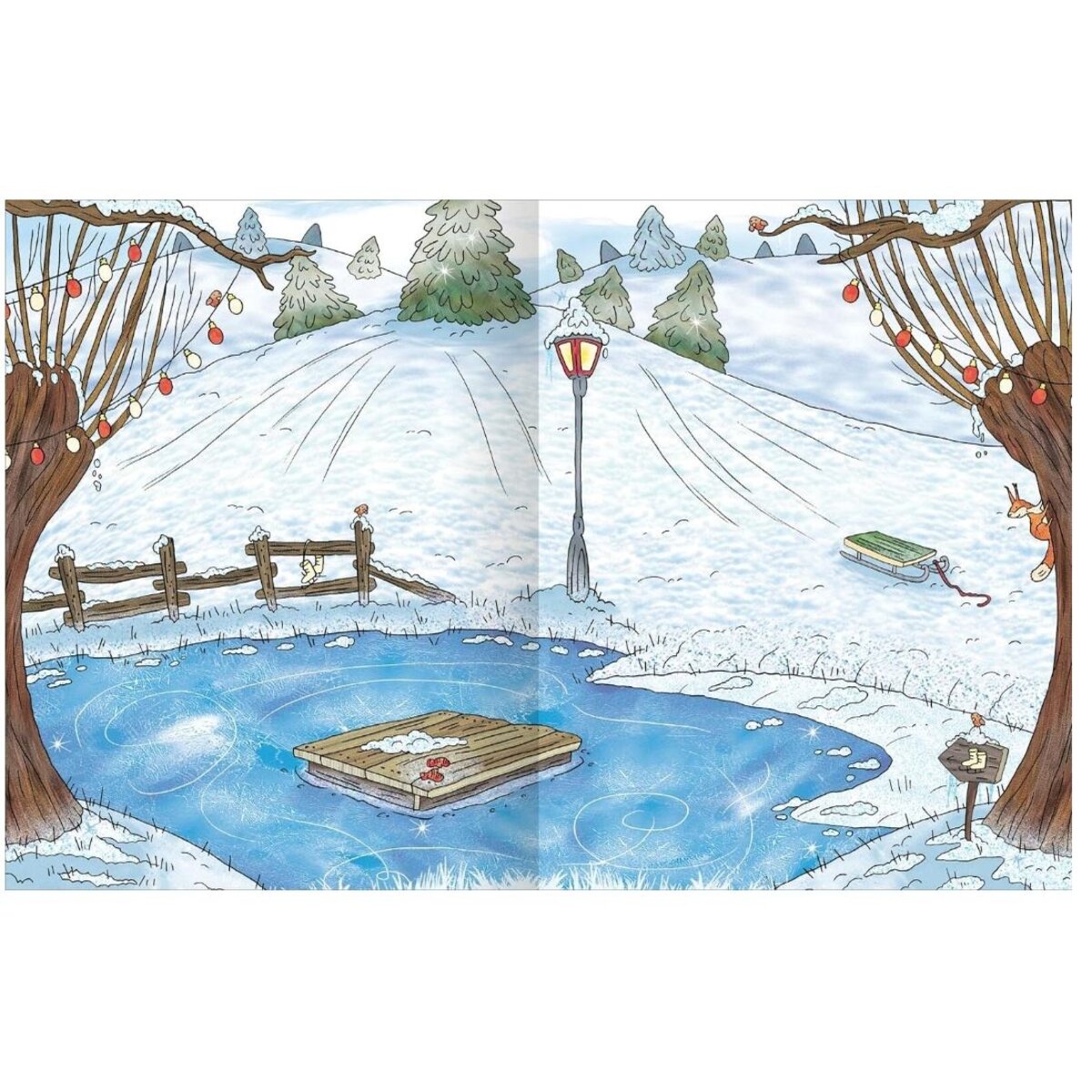 ars Edition WOW! Das Metallic-Stickerbuch – Winterzeit