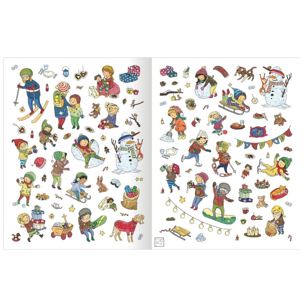 ars Edition WOW! Das Metallic-Stickerbuch – Winterzeit