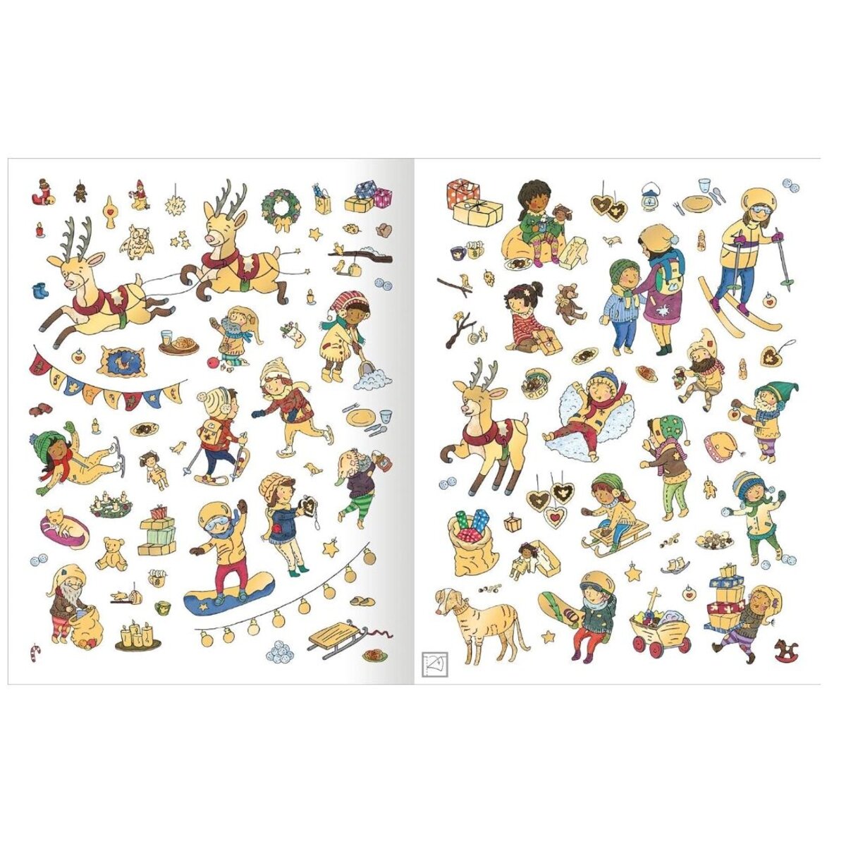 ars Edition WOW! Das Metallic-Stickerbuch – Winterzeit
