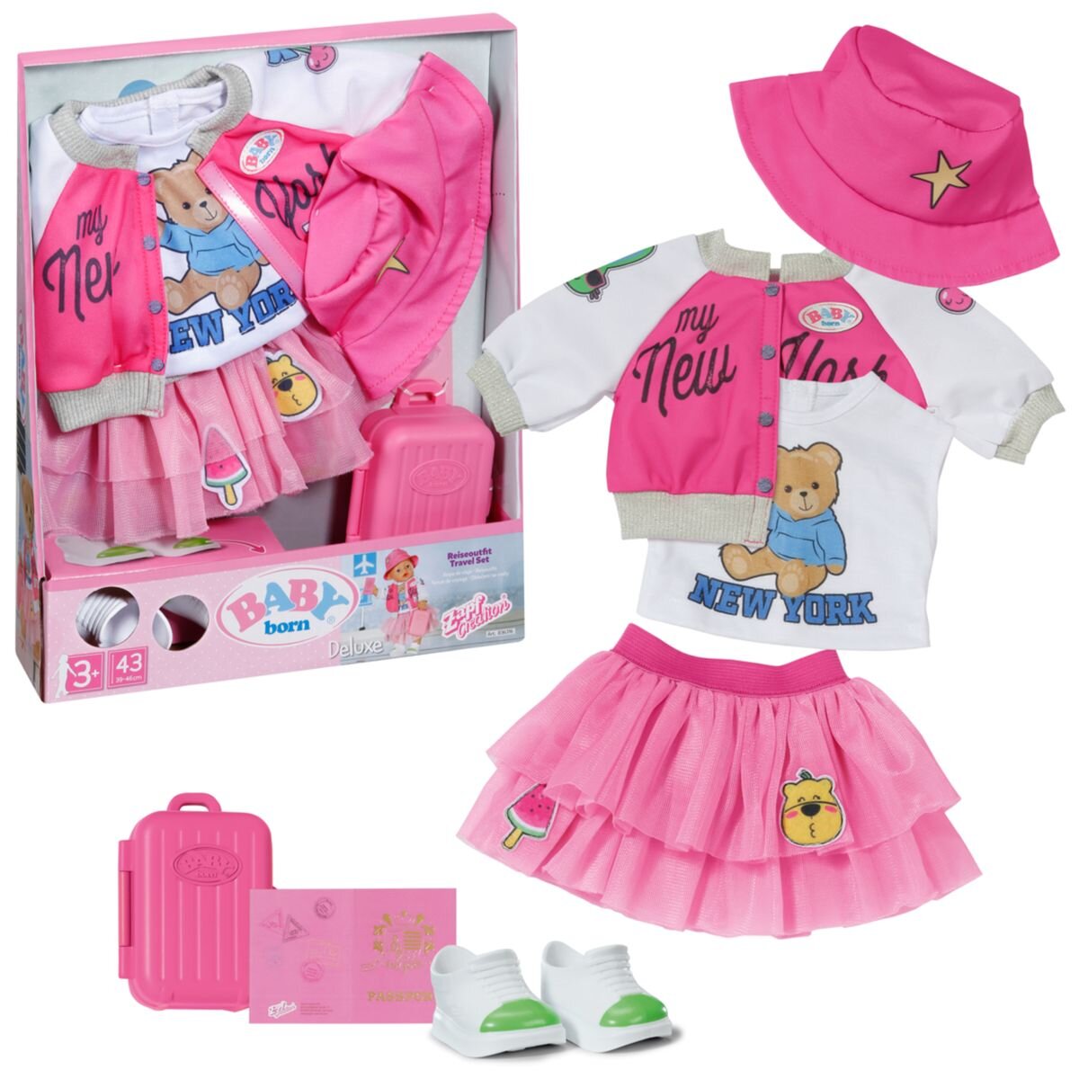 BABY born® Deluxe Reiseoutfit 43 cm