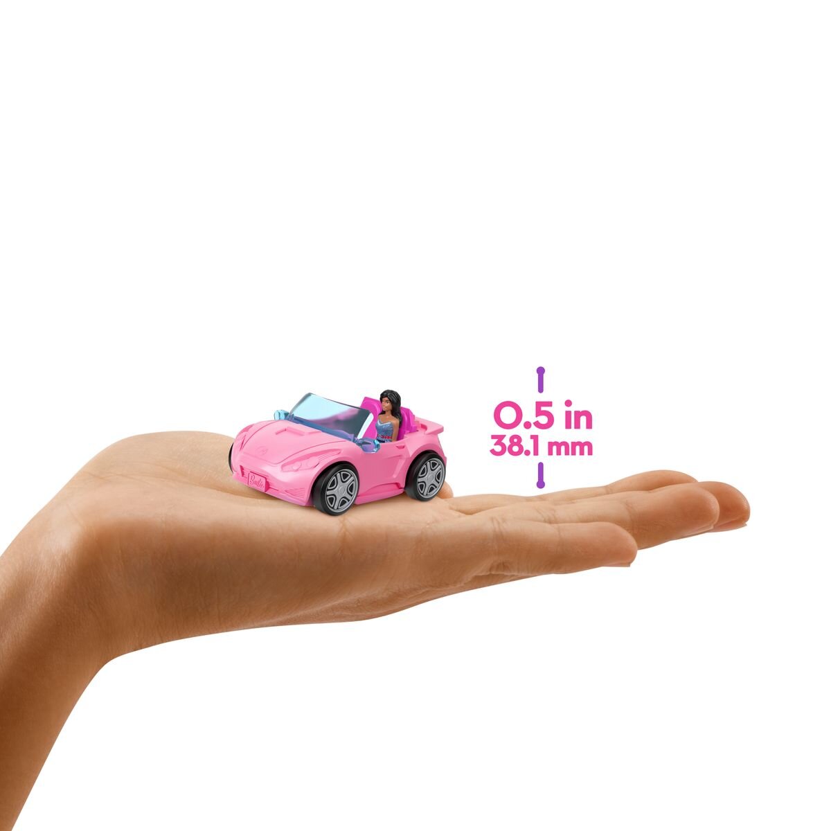 Barbie Mini BarbieLand Puppe und Cabrio