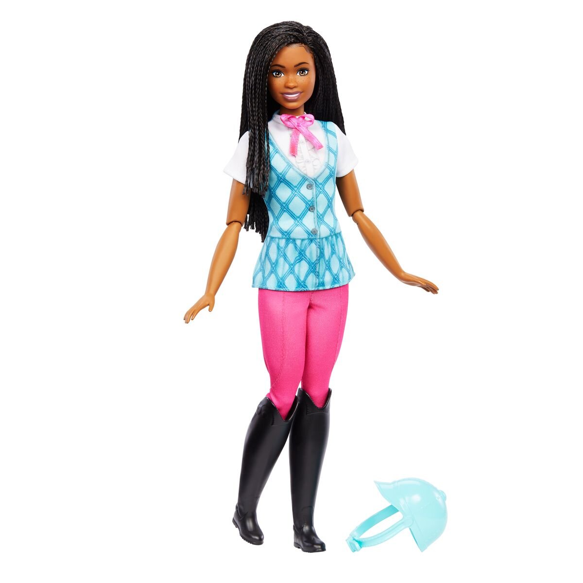 Barbie Mysteries: Das geheimnisvolle Pferdeabenteuer“ Barbie Brooklyn“ Puppe mit Reitkleidung und Zubehör