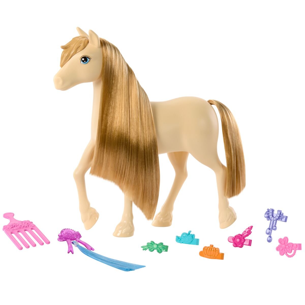 Barbie Mysteries: Das geheimnisvolle Pferdeabenteuer“ Spielzeugpony und Zubehör, 1 Stück, 2-fach sortiert
