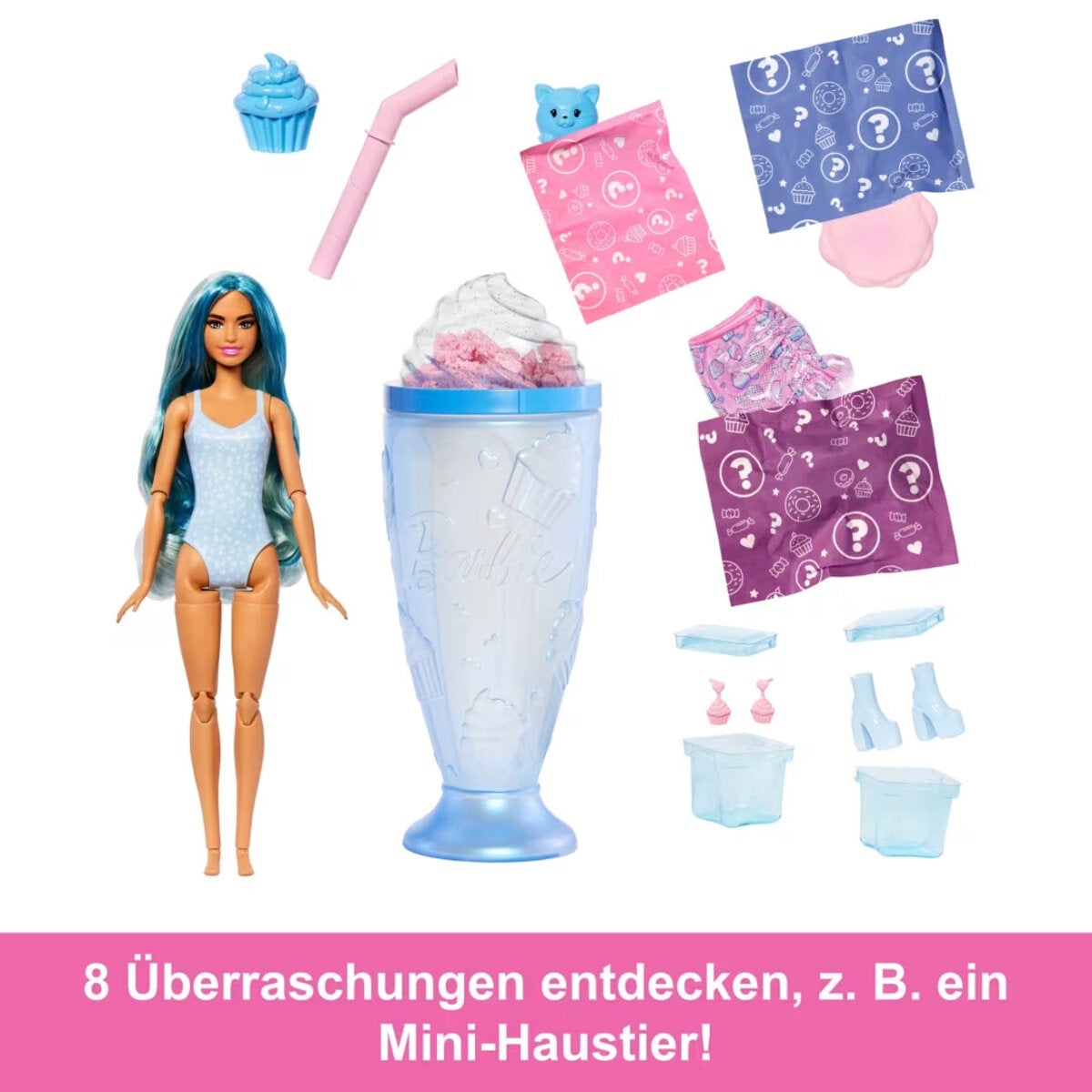Barbie Pop! Reveal Barbie Treats Series - Blue Doll