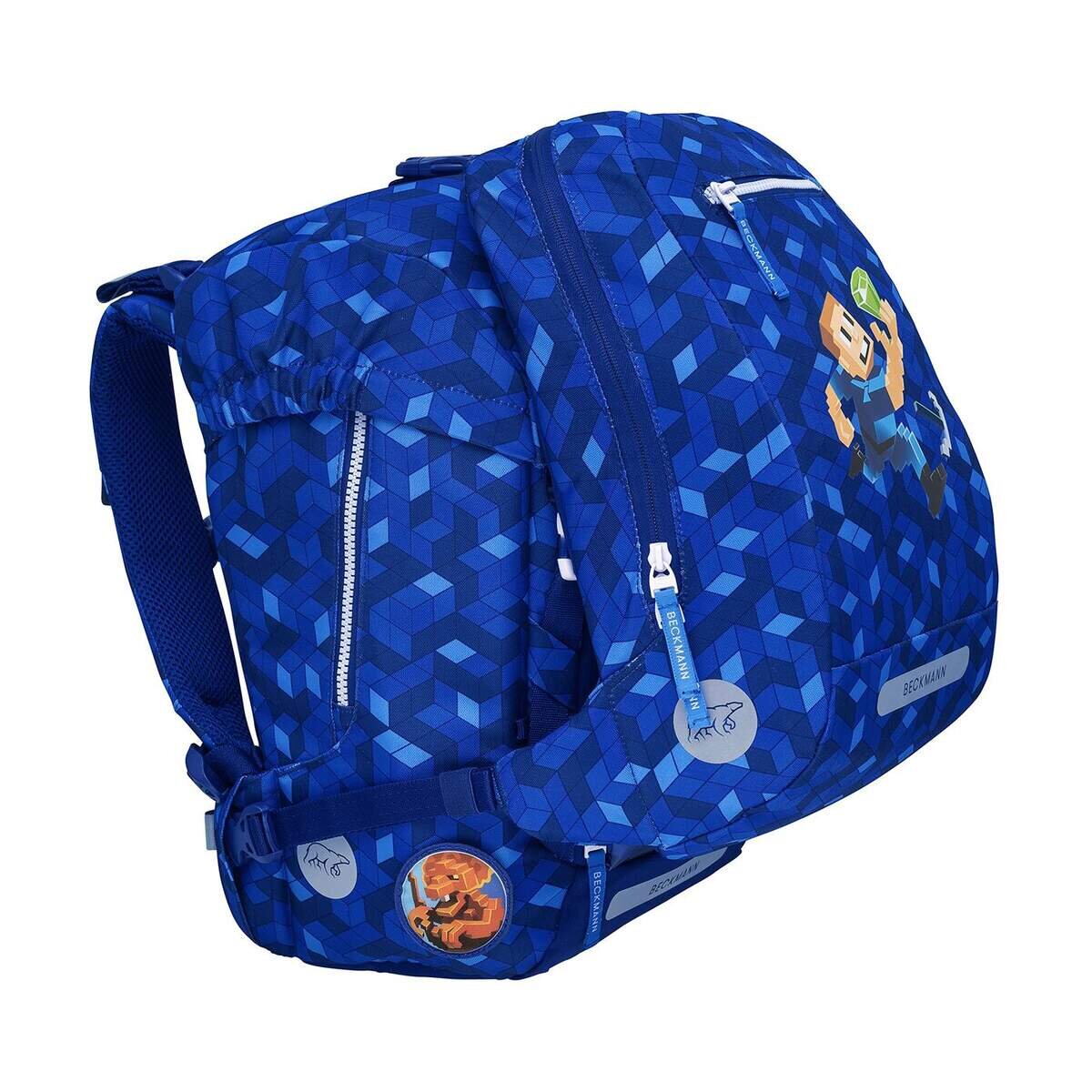 Beckmann Schulrucksackset Classic 22 Diamond Hunter, 4-teilig