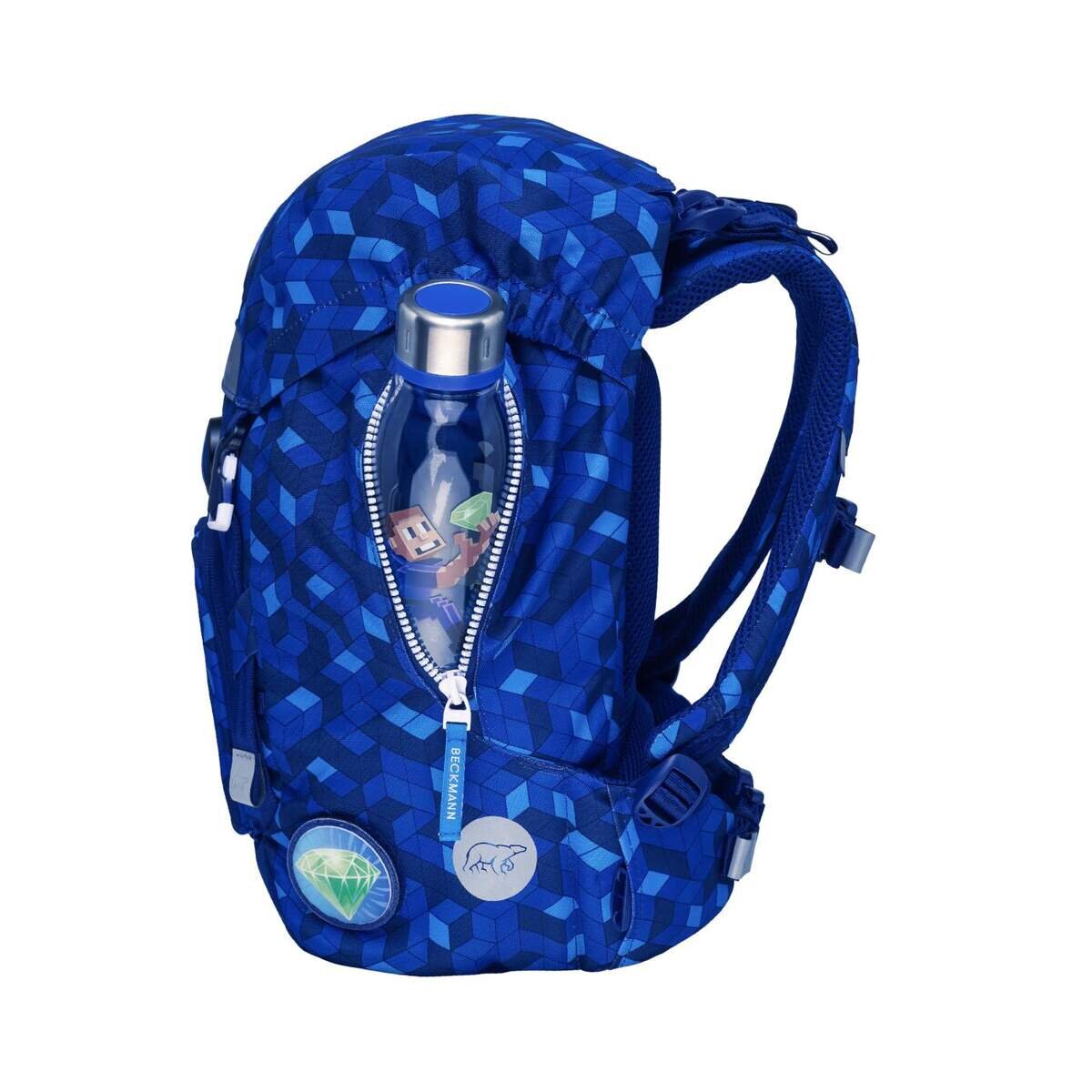 Beckmann Schulrucksackset Classic 22 Diamond Hunter, 4-teilig