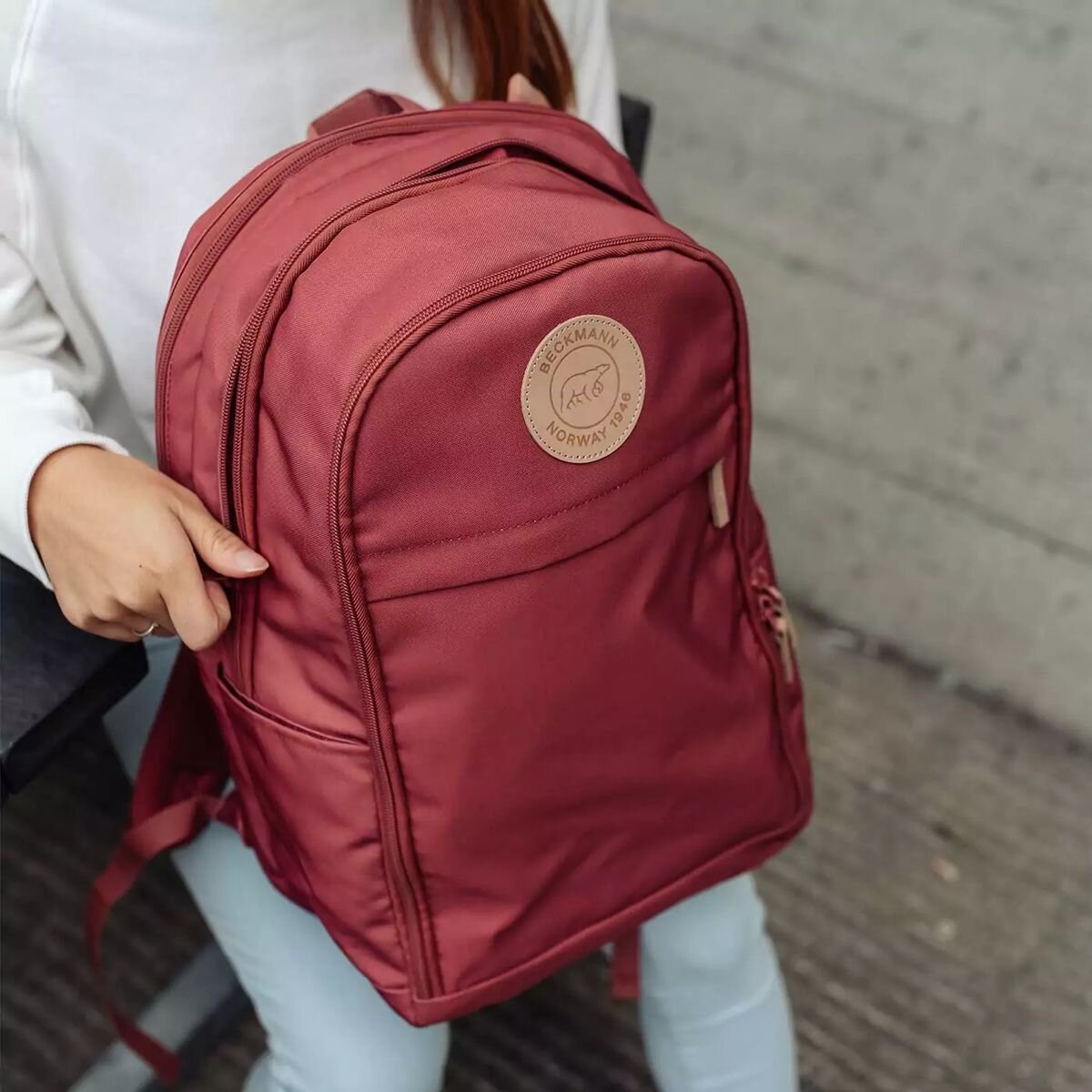Beckmann Rucksack Urban, Autumn Red