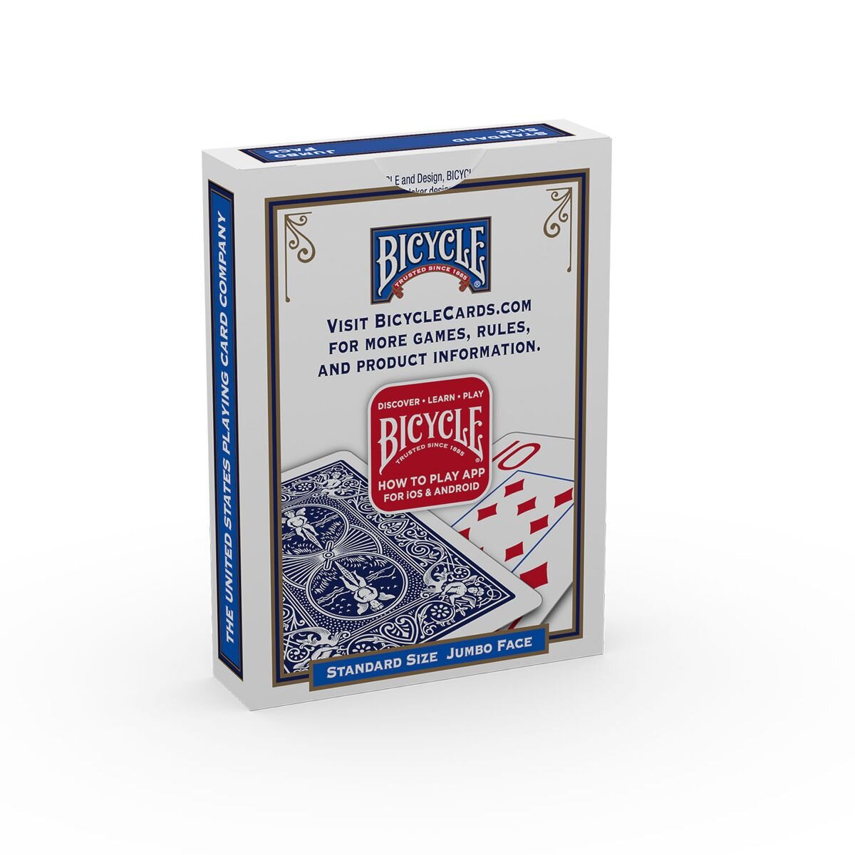 Bicycle® Kartenspiel Rider Back Jumbo Index, 1 Packung, 2-fach sortiert