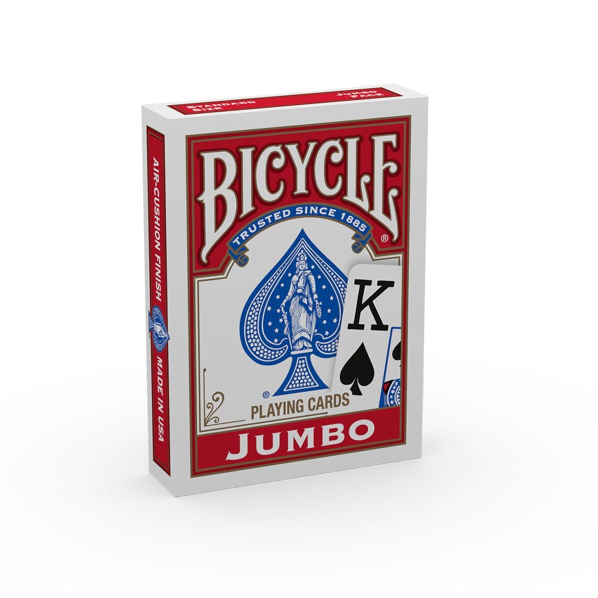 Bicycle® Kartenspiel Rider Back Jumbo Index, 1 Packung, 2-fach sortiert
