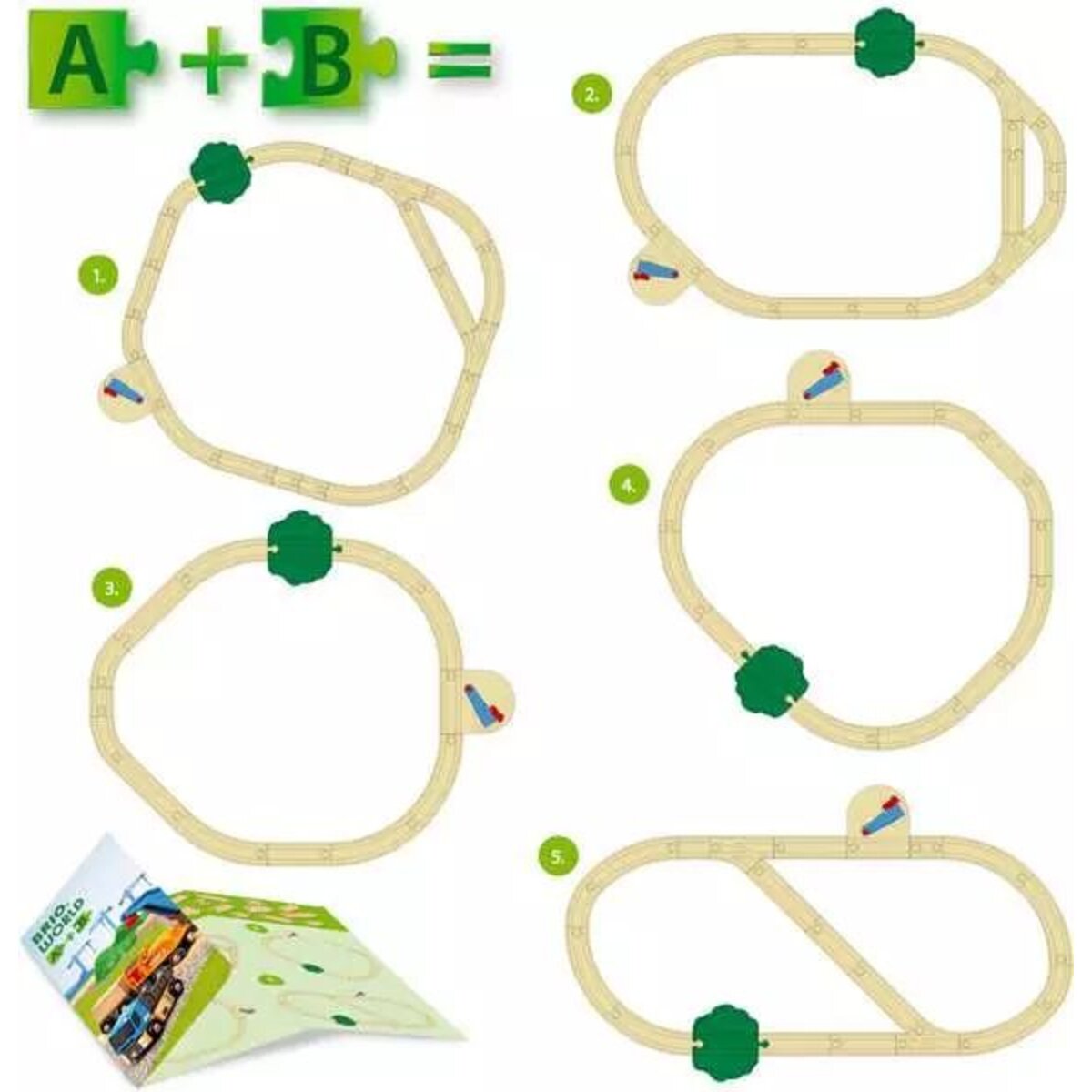 BRIO Starterset Güterzug mit Kran A