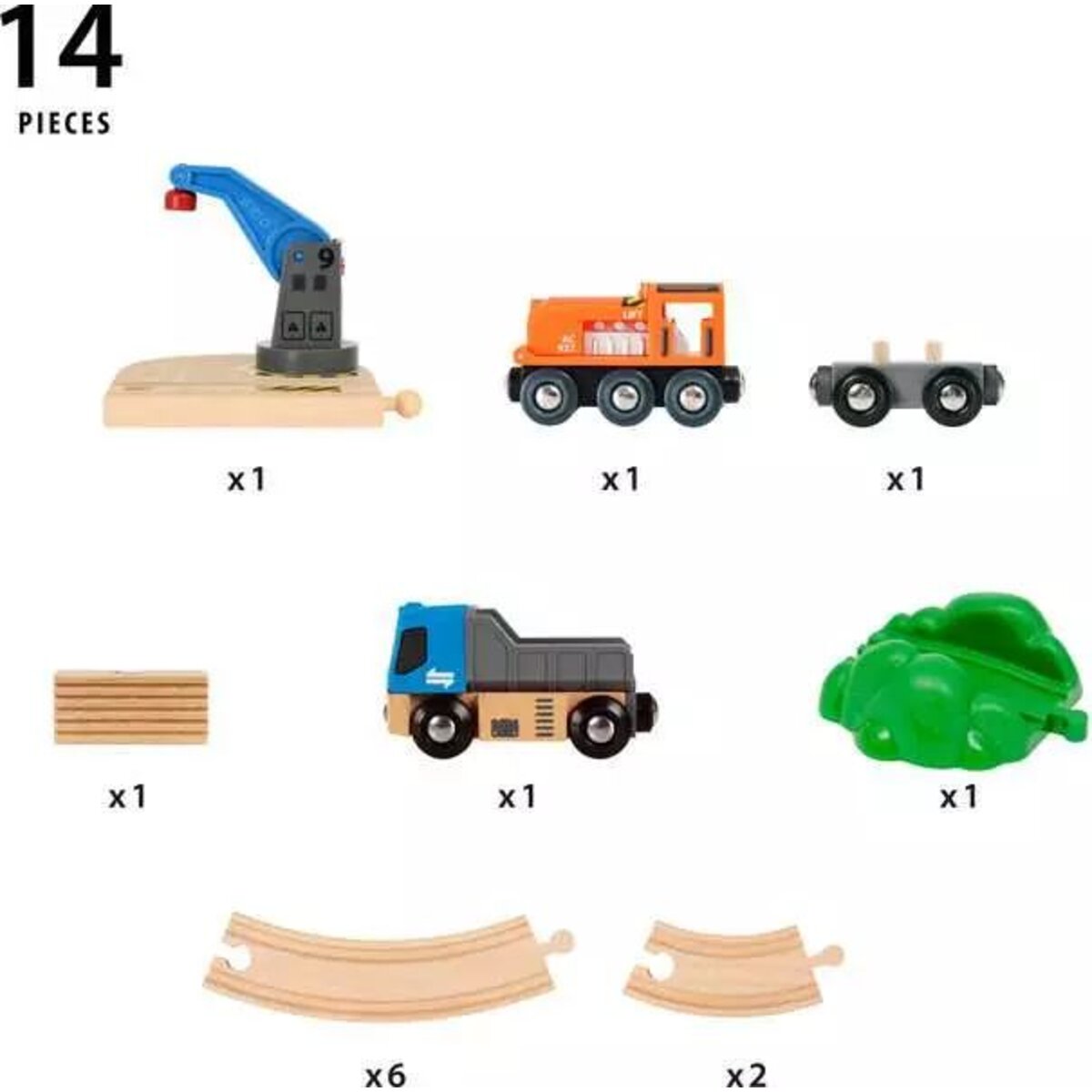 BRIO Starterset Güterzug mit Kran A