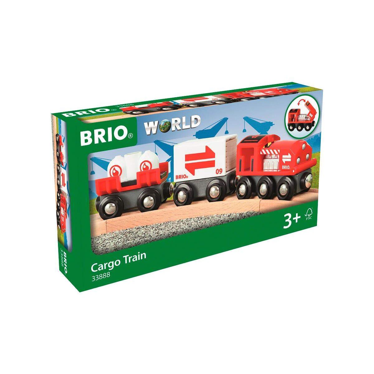 BRIO World Güterzug mit Frachtladung