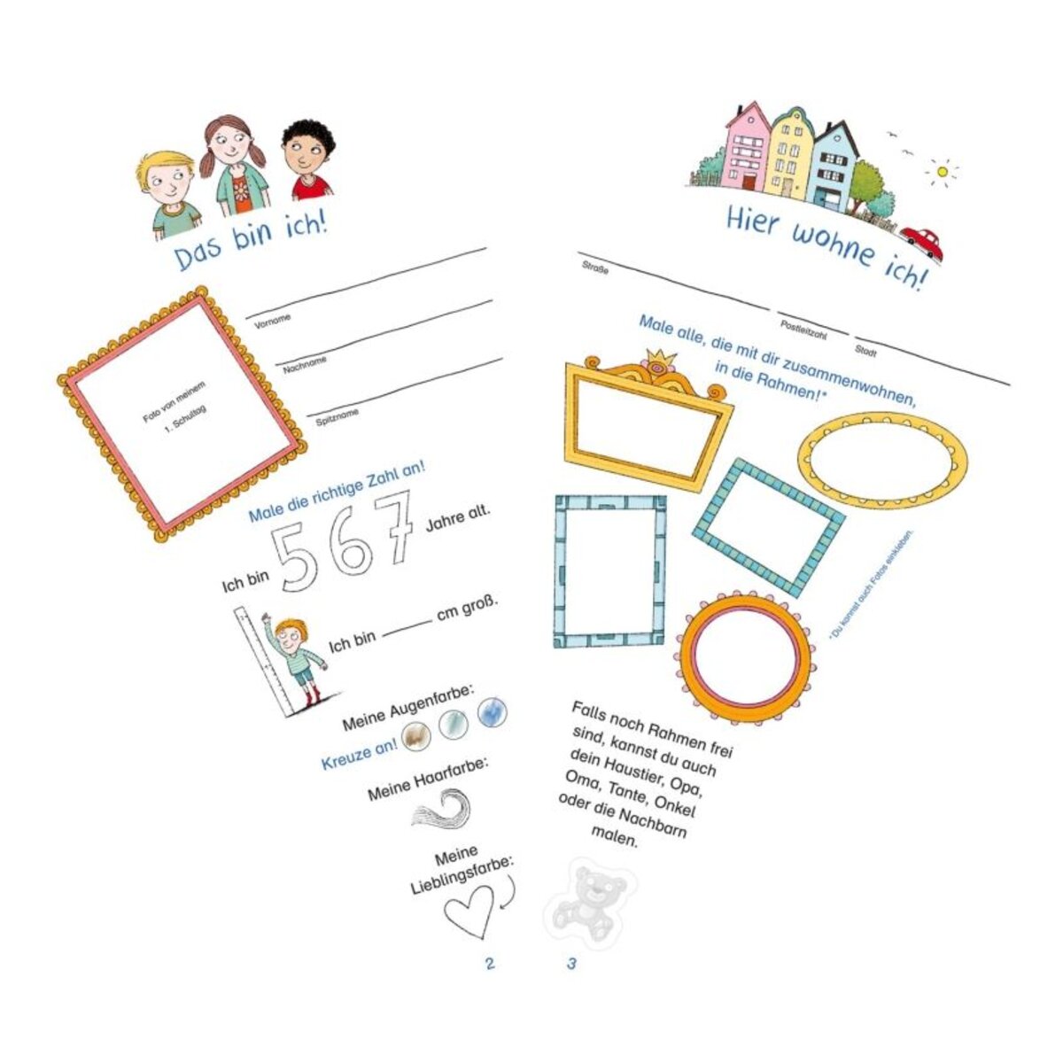 Carlsen Verlag Schlau für die Schule: Hurra, ich bin Schulkind (Schultüte mint/gelb)