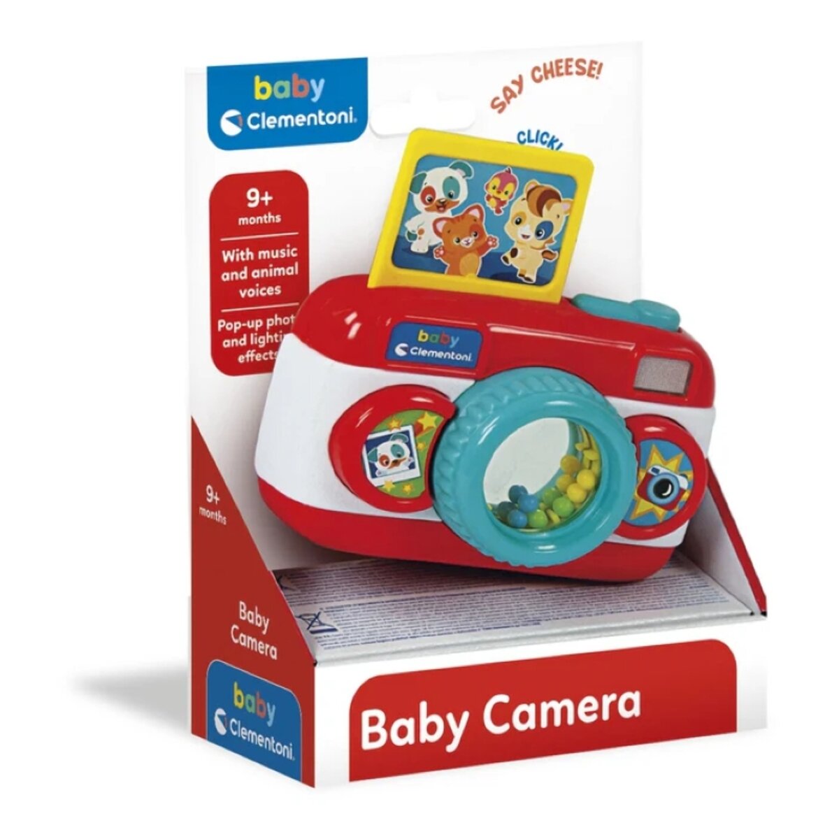 Clementoni Baby Kamera mit Melodien und Tiergeräuschen
