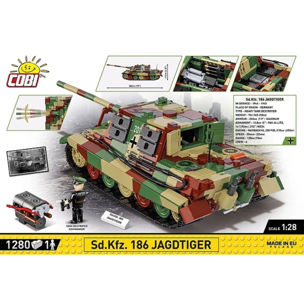 Cobi Sd. Kfz. 186 - Jagdtiger