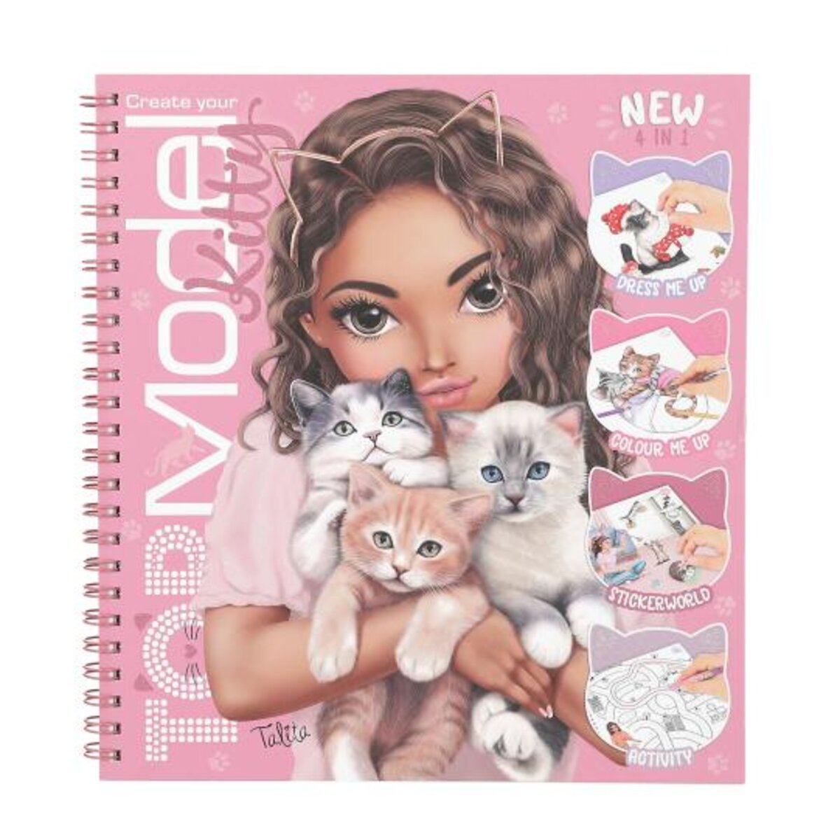 Depesche Create your TOPModel Kitty Malbuch
