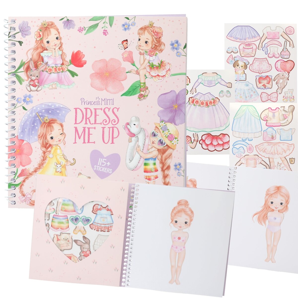 Depesche Princess Mimi Dress Me Up 115 Sticker für 24 Seiten