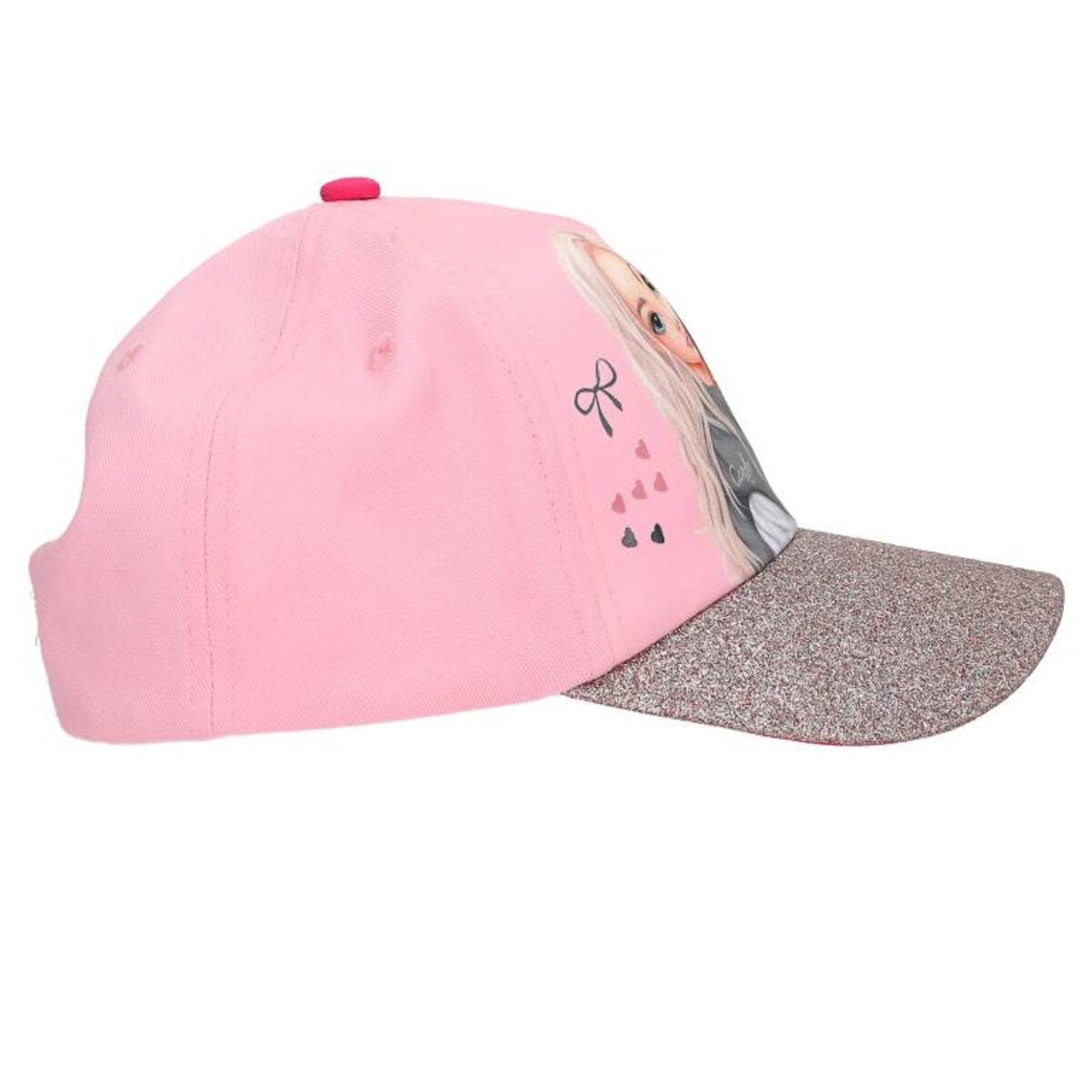 Depesche TOPModel Bedruckte Cap rosa mit Glitzer MY BFF größenverstellbar