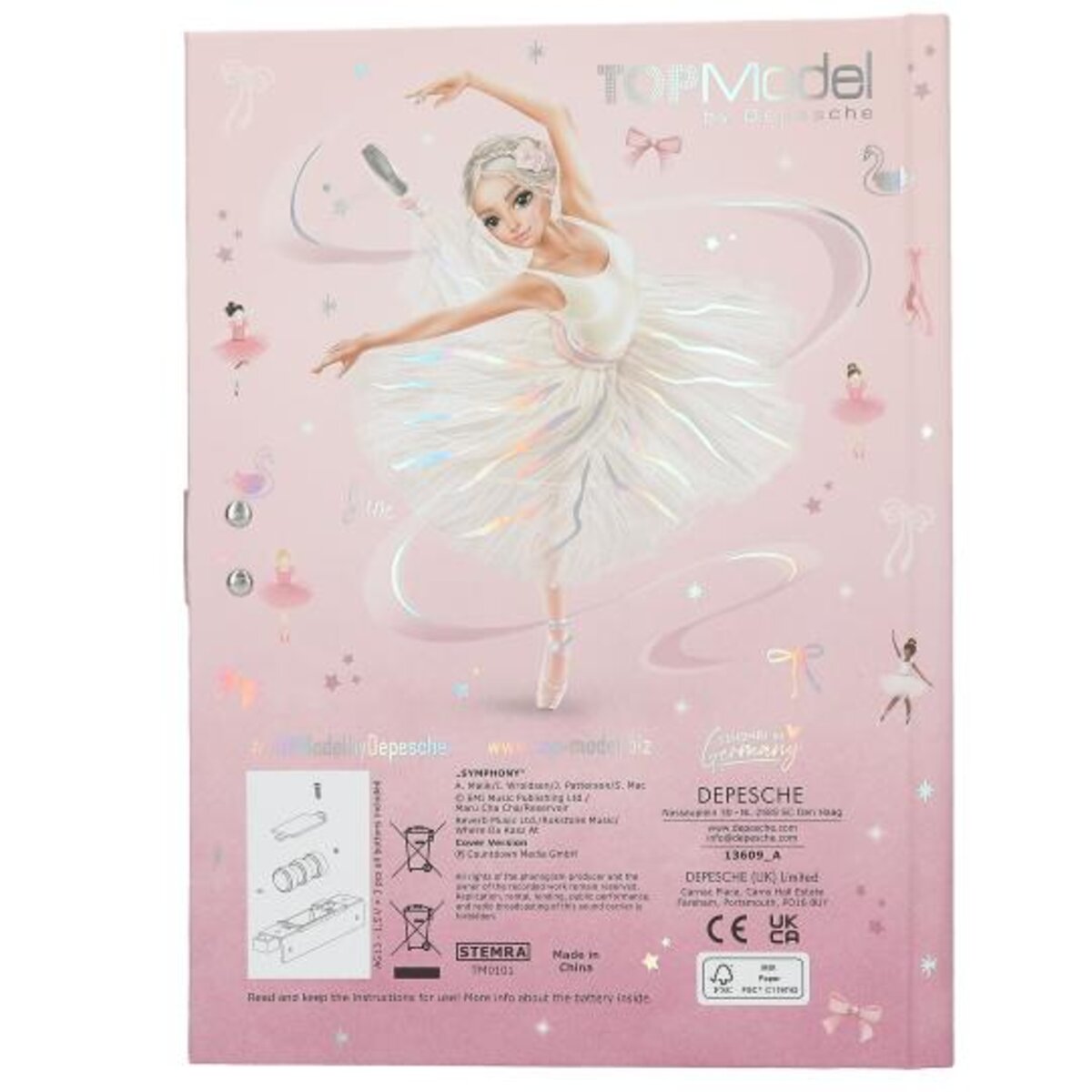 Depesche TOPModel Geheimcode Tagebuch mit Sound Ballet