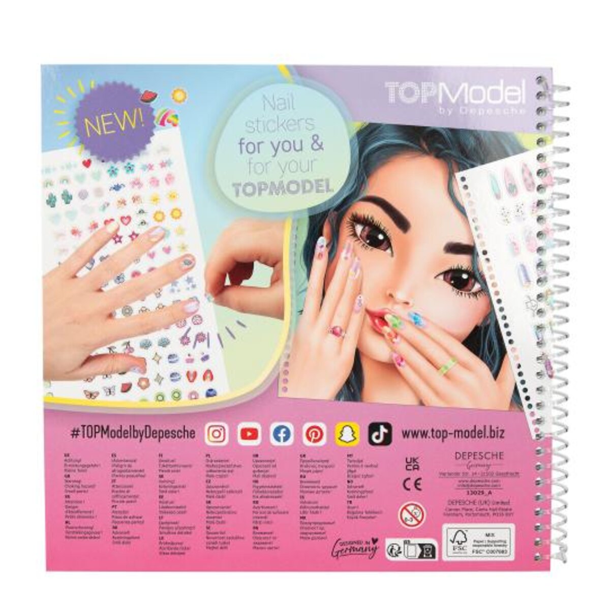 Depesche TOPModel Hand Designer Malbuch