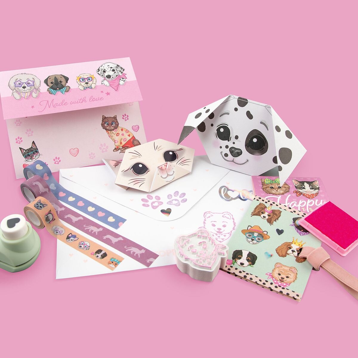 Depesche TOPModel Love Letterset KITTY and DOGGY