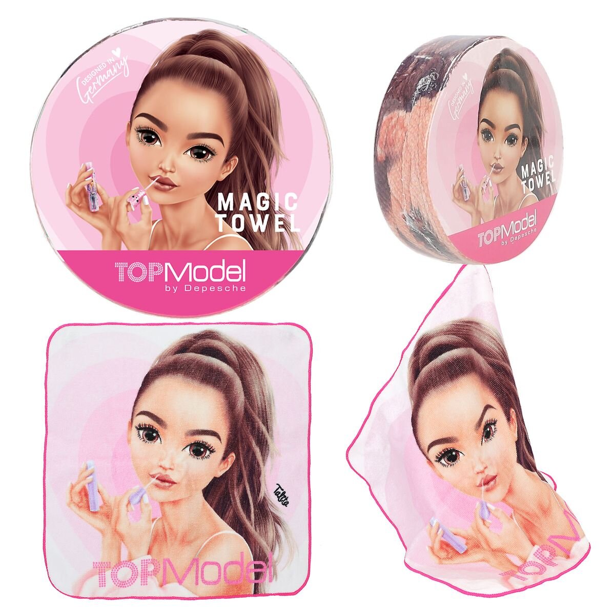 Depesche TOPModel Magisches Handtuch BEAUTY and ME, 1 Stück, 2-fach sortiert