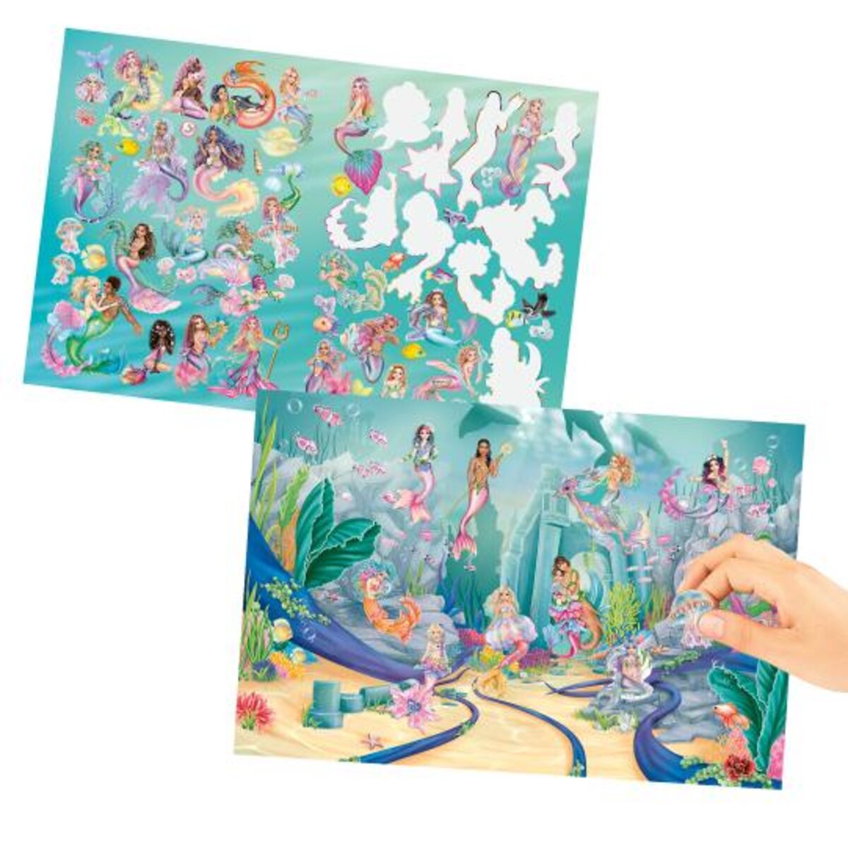 Depesche TOPModel Metallic Stickerworld MERMAID