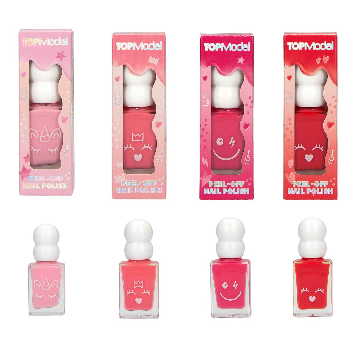Depesche TOPModel Nagellack Beauty and Me, 1 Stück, 4-fach sortiert