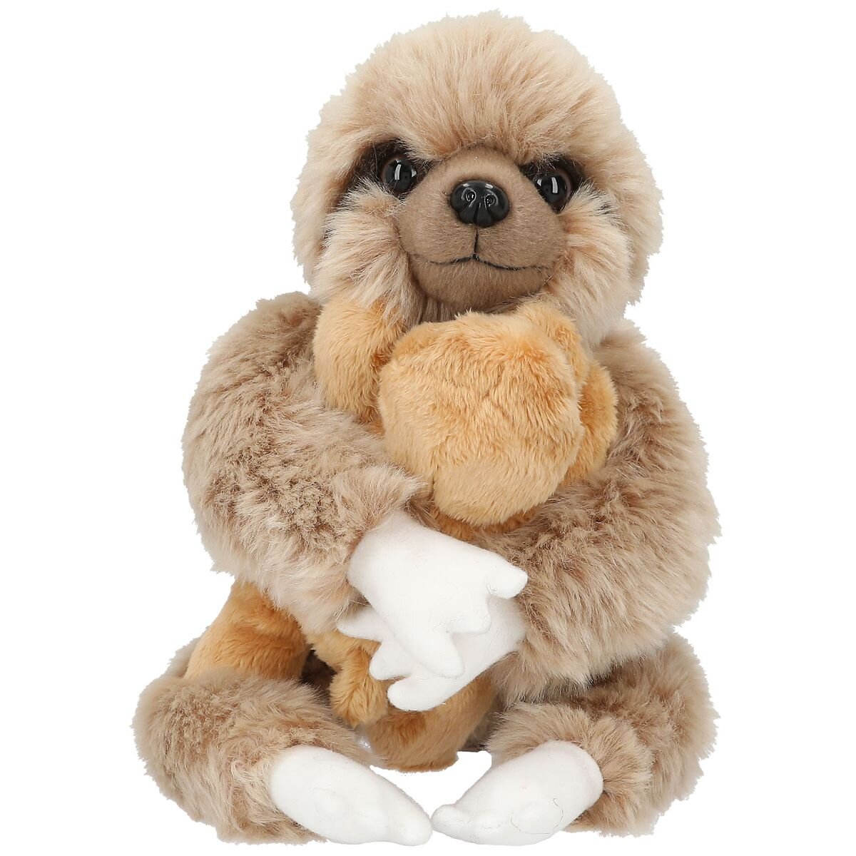 Depesche TOPModel Plüsch Faultier Mama mit Baby, 21 cm