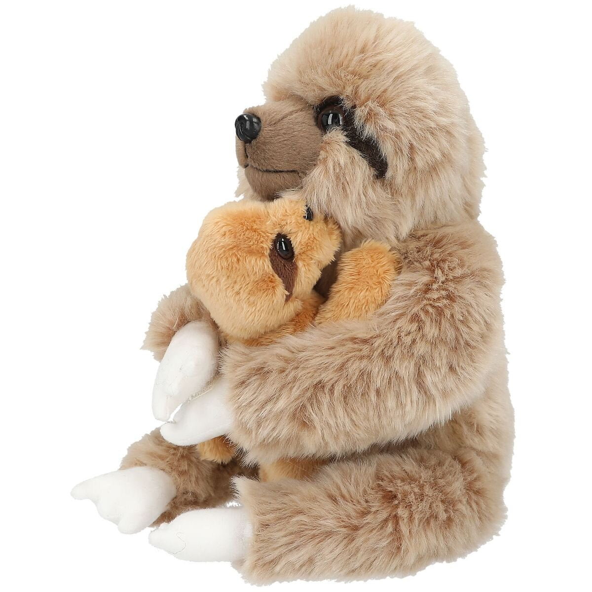 Depesche TOPModel Plüsch Faultier Mama mit Baby, 21 cm