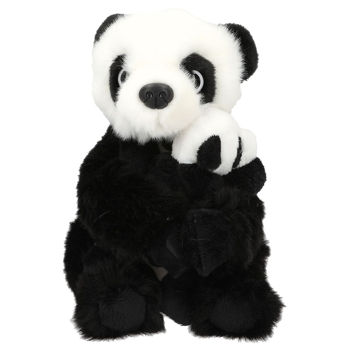 Depesche TOPModel Plüsch Panda Mama mit Baby, 21 cm