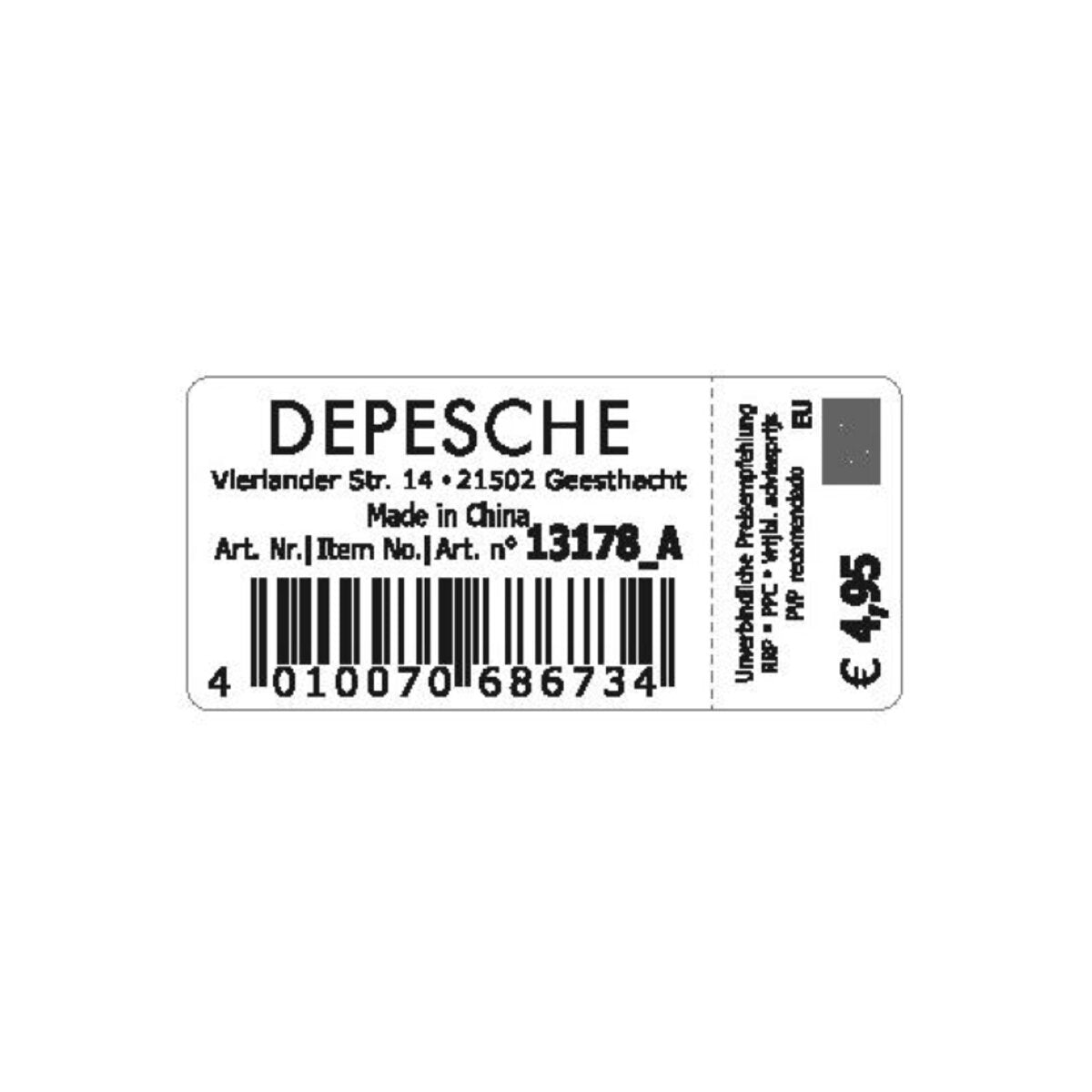Depesche TOPModel Radierbarer Gelstift, 1 Stück, 4-fach sortiert