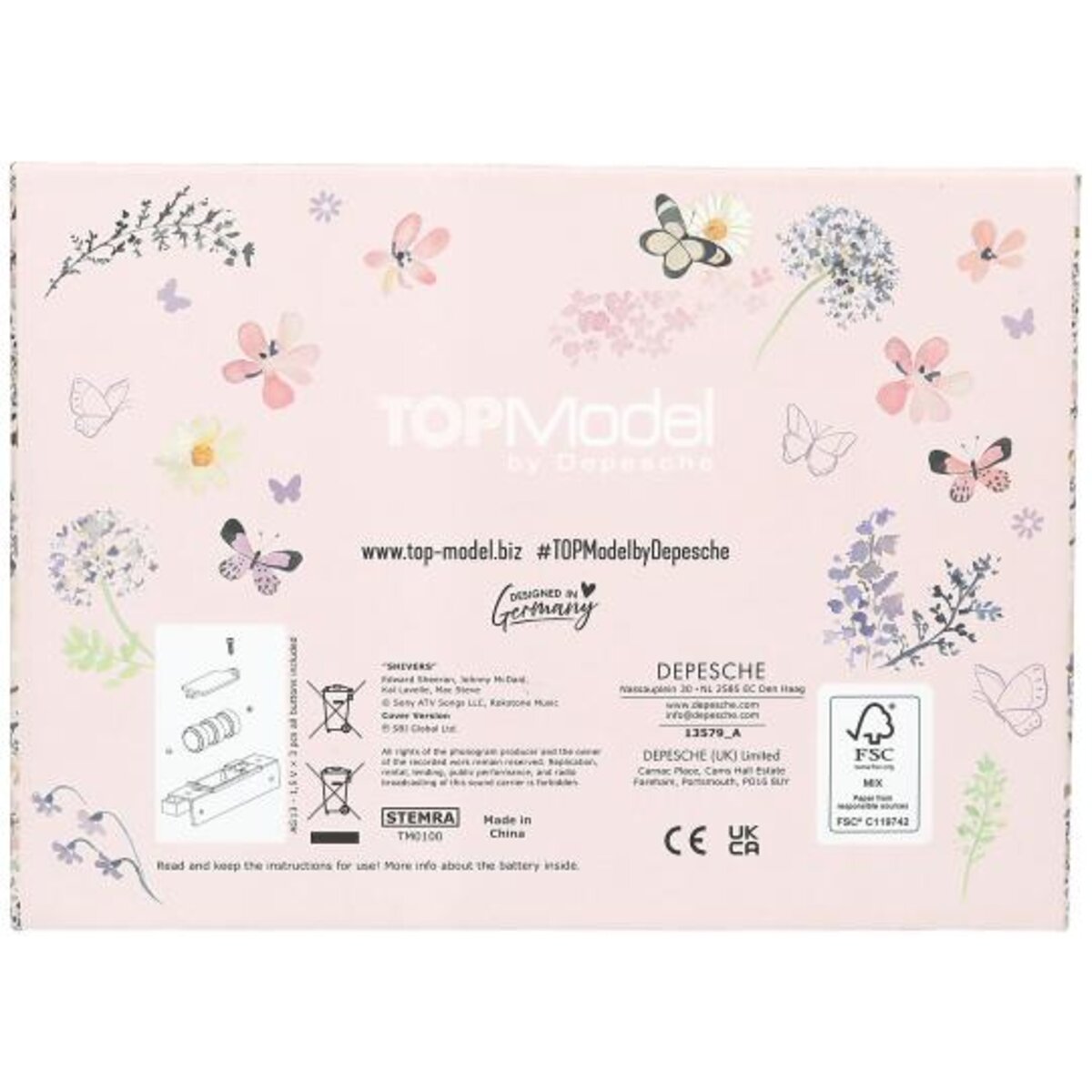 Depesche TOPModel Schmuckkästchen Summer Feeling mit Code und Sound rosé