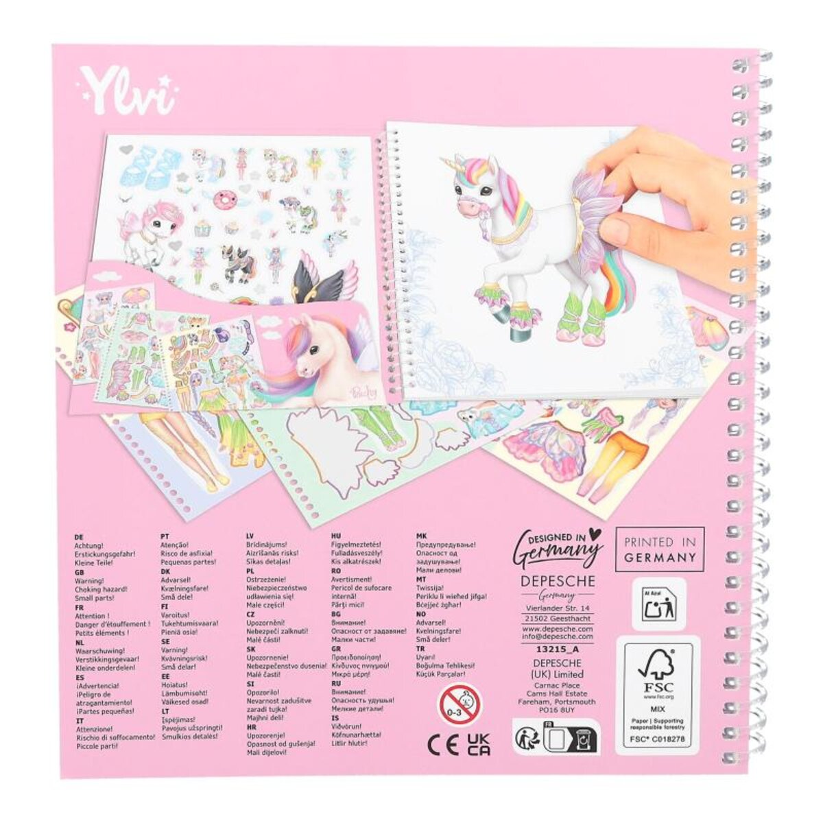 Depesche Ylvi Dress Me Up Stickerbuch