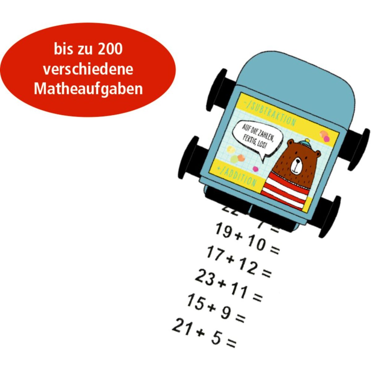 Die Spiegelburg Rechen-Roll-Stempel - Bunte Geschenke