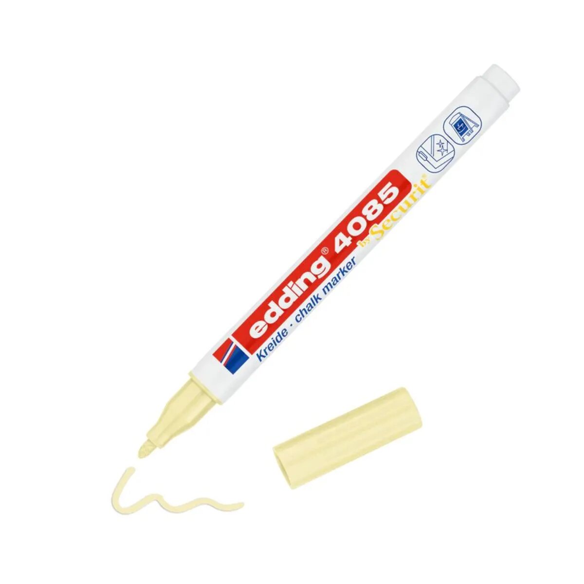 edding 4085 Kreidemarker, 1 - 2 mm, pastellgelb