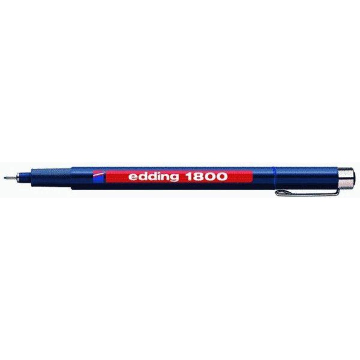 edding 1800 Faserzeichner Profipen, blau, 0.25mm