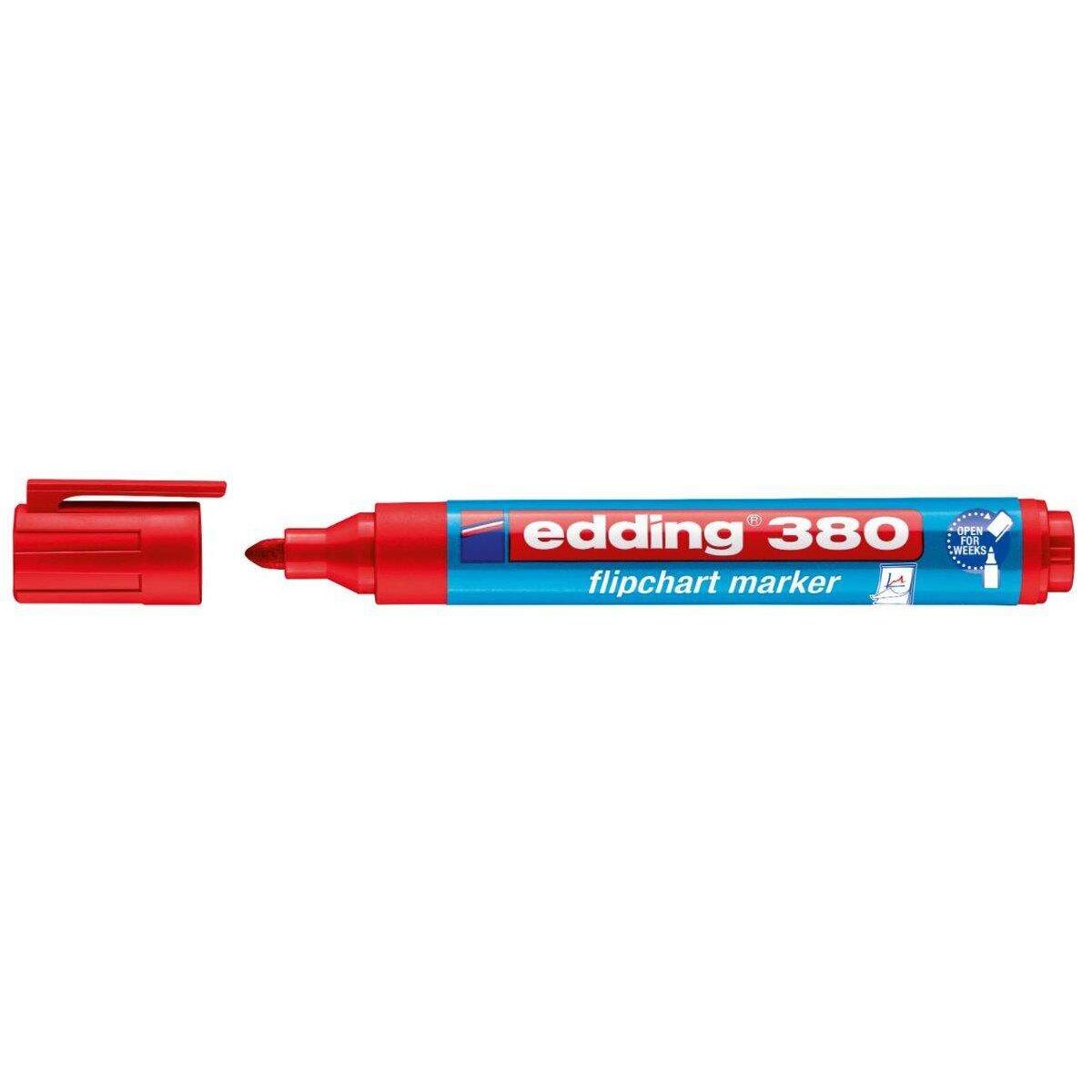 edding 380 Flipchartmarker, 1.5-3mm, Rundspitze, rot