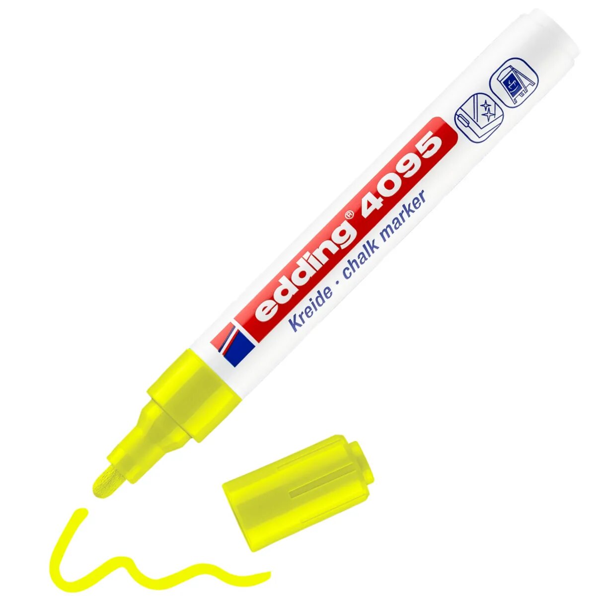 edding 4095 Kreidemarker, 2-3mm, neongelb