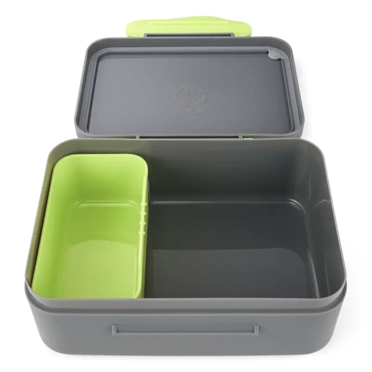 ergobag Brotdose Speed grau 0,5 x 17 x 12 cm besonders leicht und robust