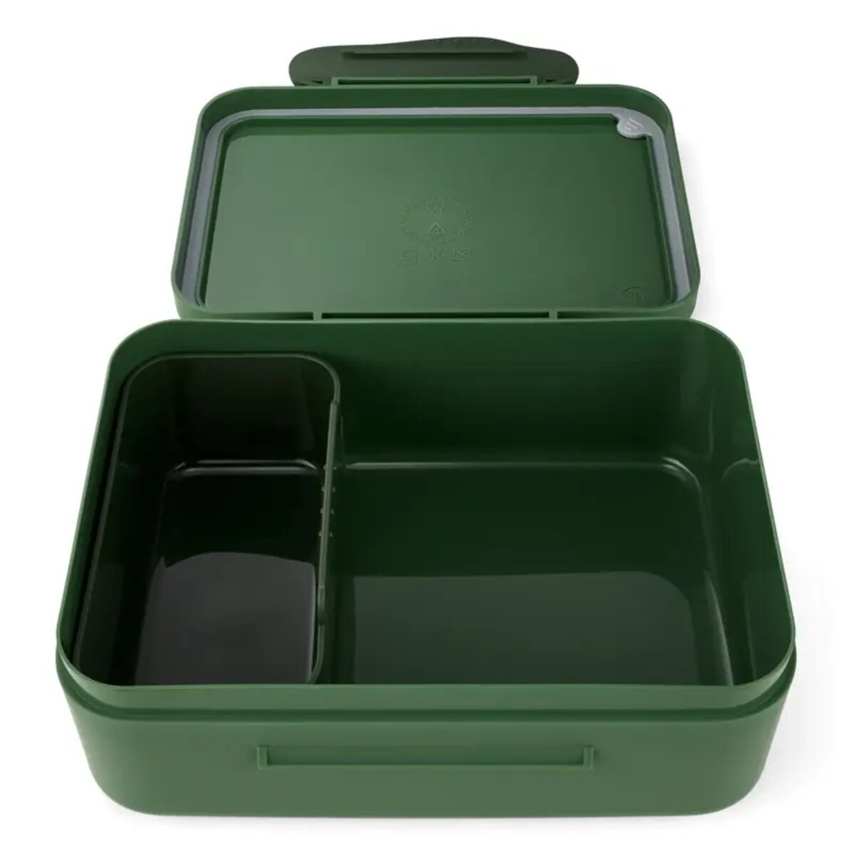ergobag Brotdose Dino grün 0,5 x 17 x 12 cm besonders leicht und robust