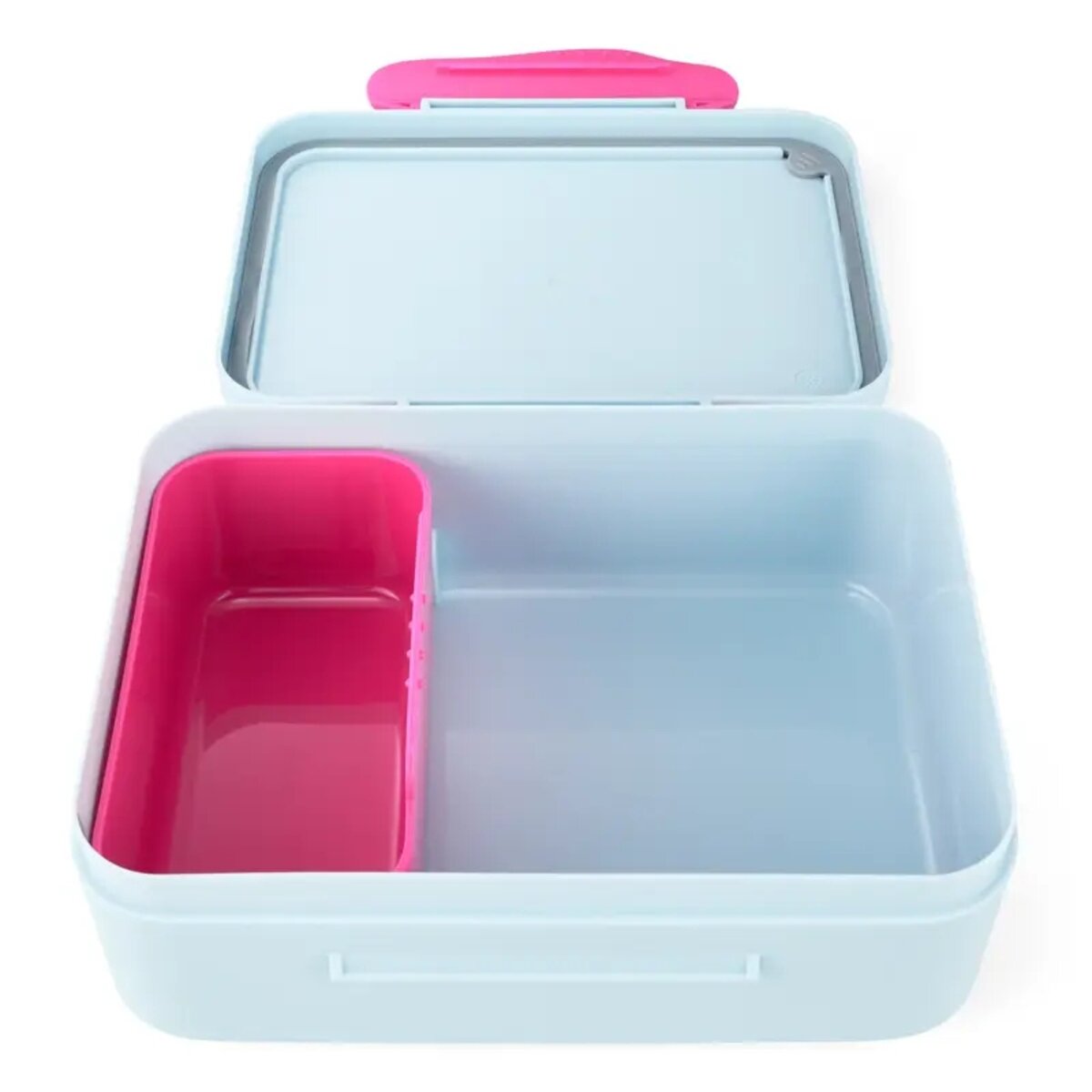 ergobag Brotdose Bubbles blau rosa 0,5 x 17 x 12 cm besonders leicht und robust