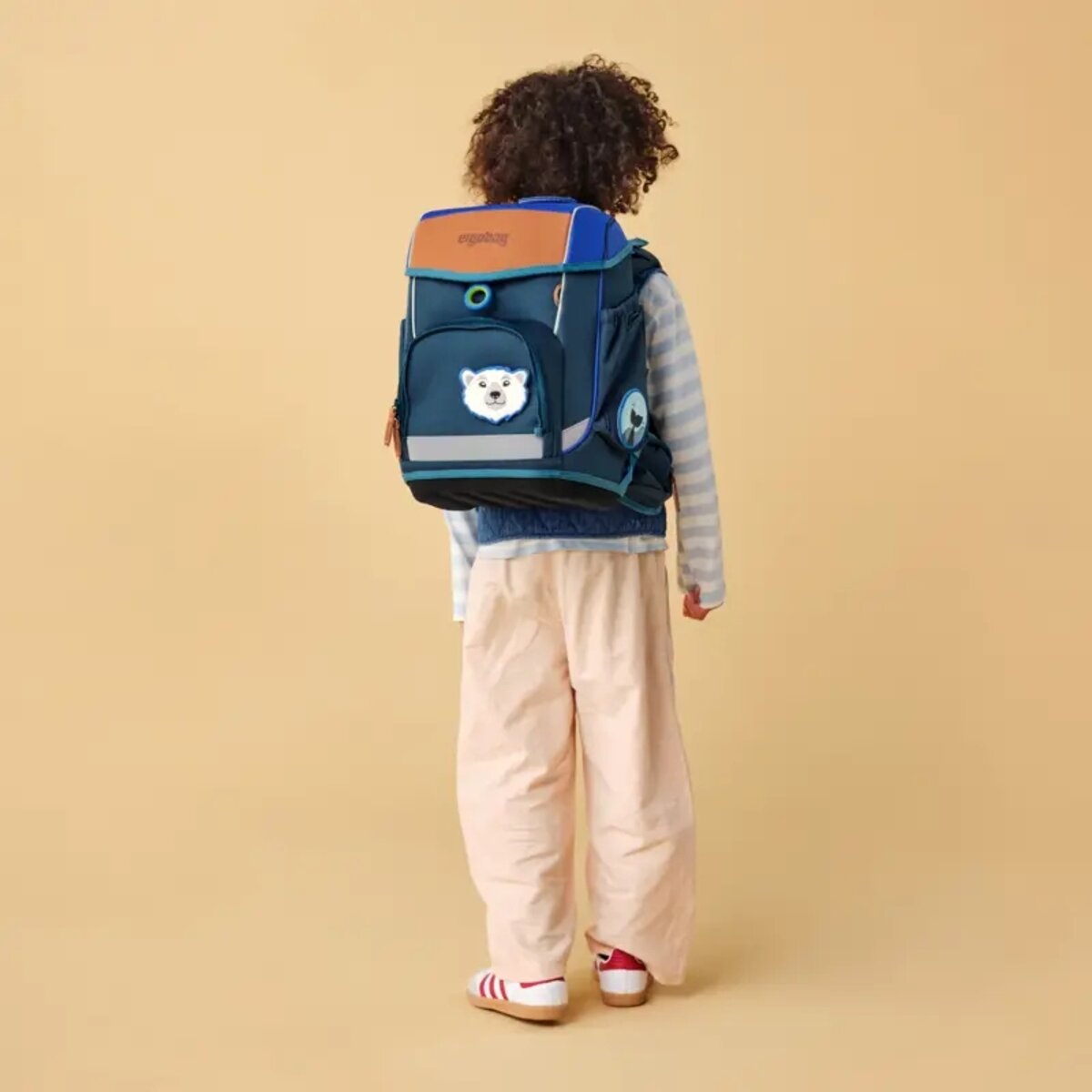 ergobag CUBO Schulranzen-Set ArktisforschBär, 5-teilig
