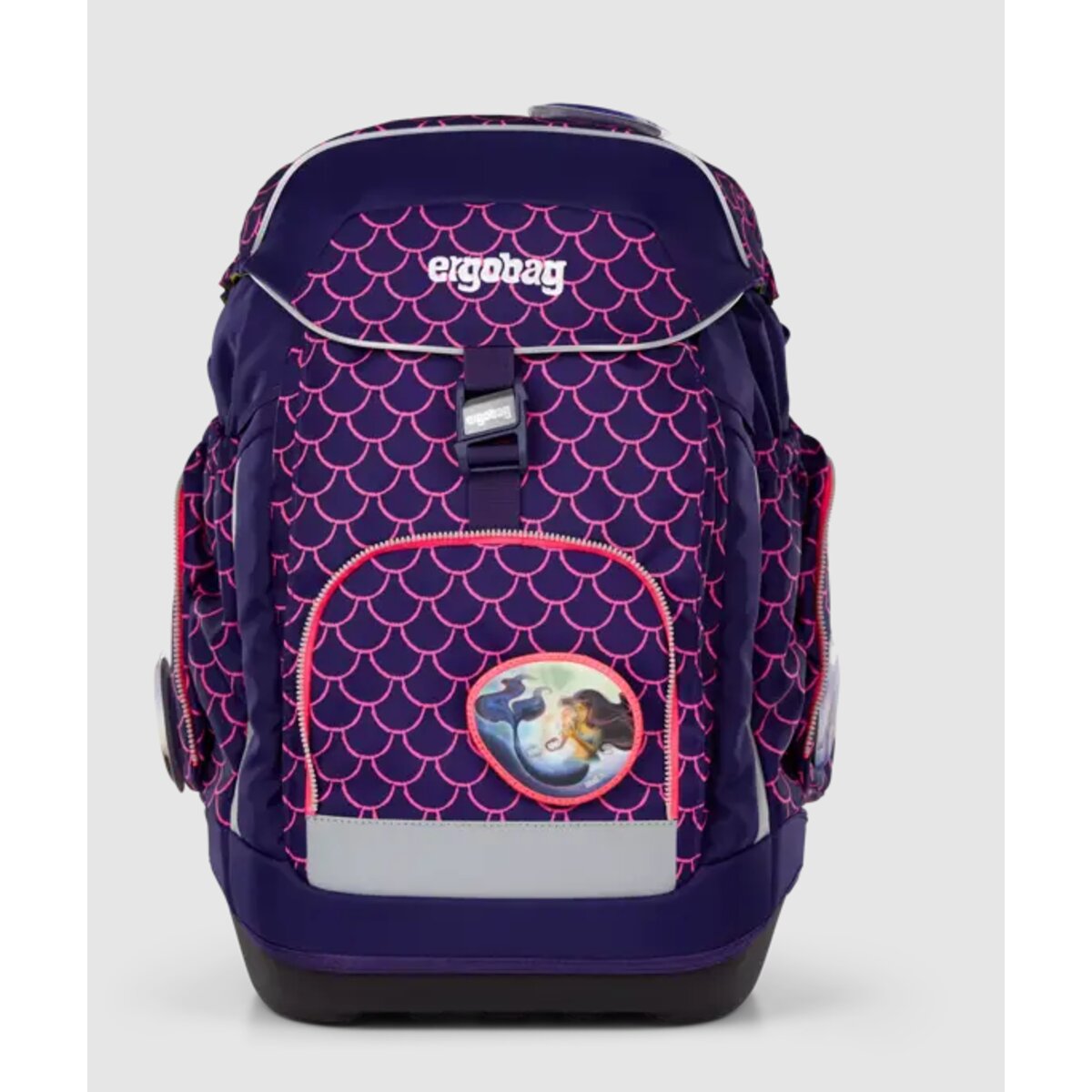 ergobag MAXI Schulrucksack-Set PerlentauchBär, 6-teilig