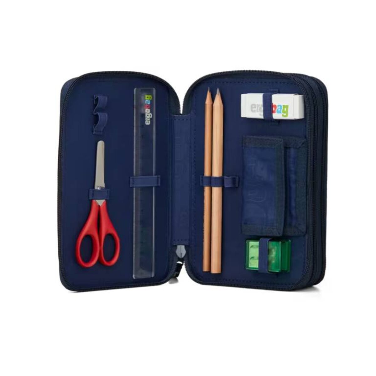 ergobag Maximäppchen KoBärnikus Blau mit 3 Fächern 40-teilig