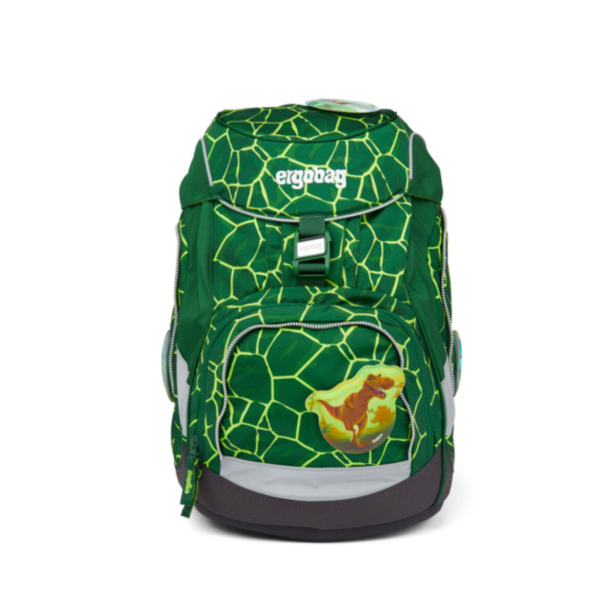 ergobag PACK Schulrucksack-Set - BärRex, 6-teilig
