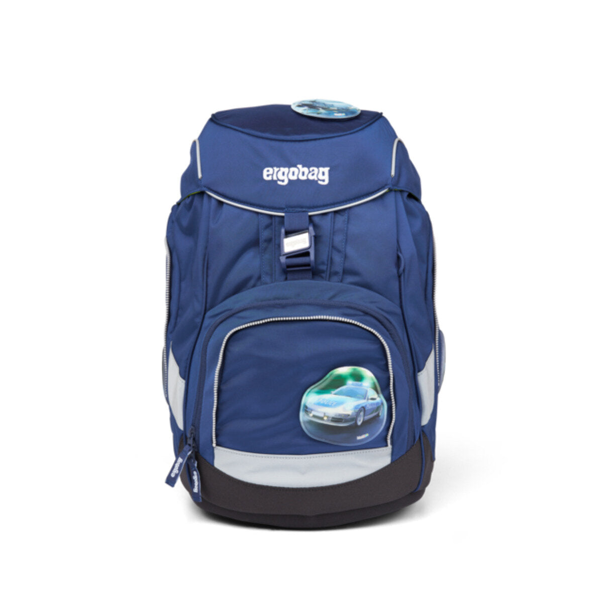 ergobag PACK Schulrucksack-Set - BlaulichtBär, 6-teilig