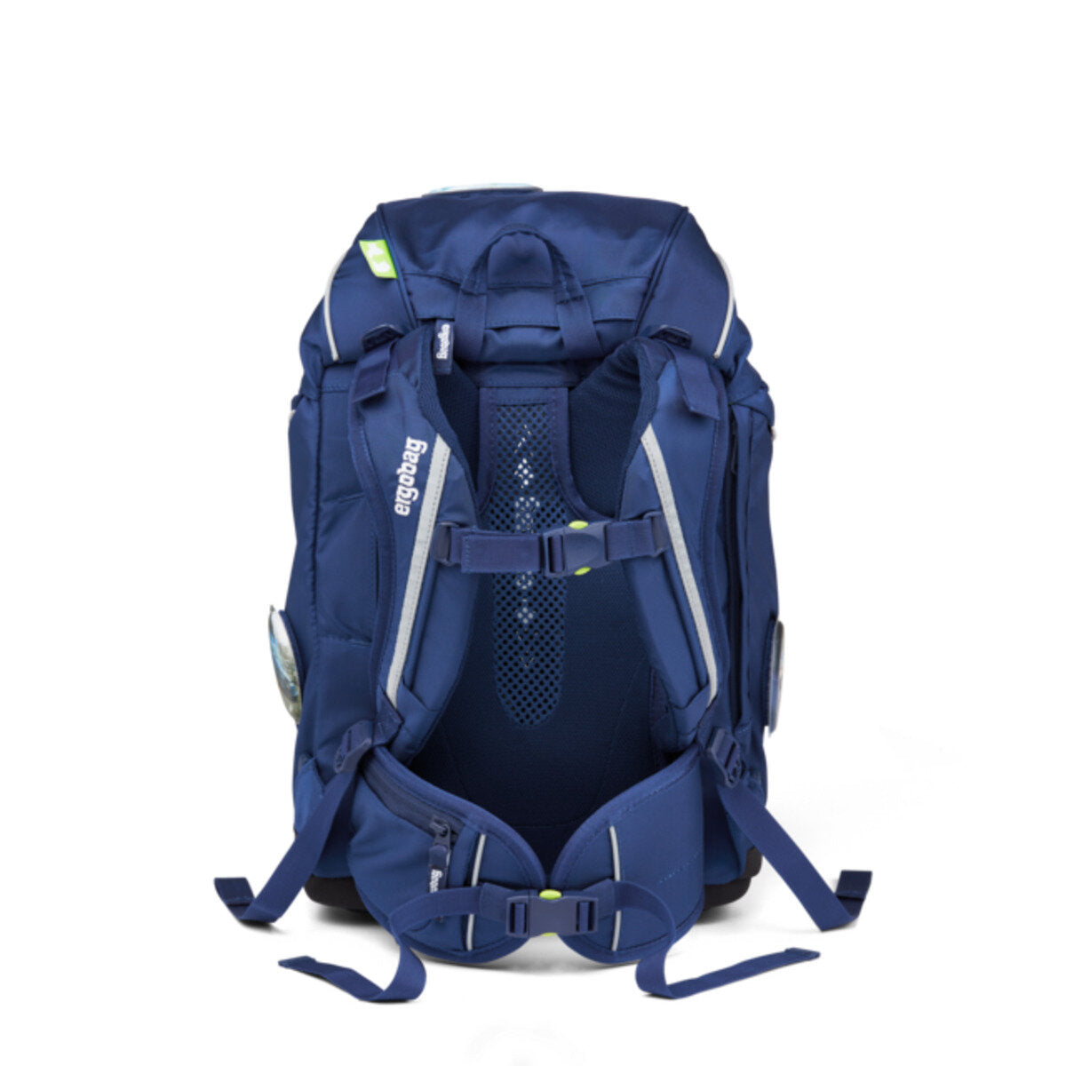 ergobag PACK Schulrucksack-Set - BlaulichtBär, 6-teilig