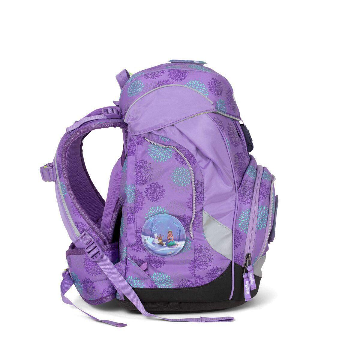 ergobag PACK Schulrucksack-Set Glow Edition SchlittenzauBär, 6-teilig